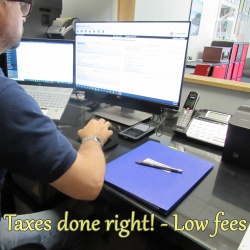 Preparing taxes at JMLINCE Income Tax